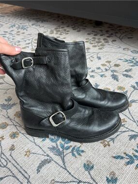 Frye Black Leather Boots